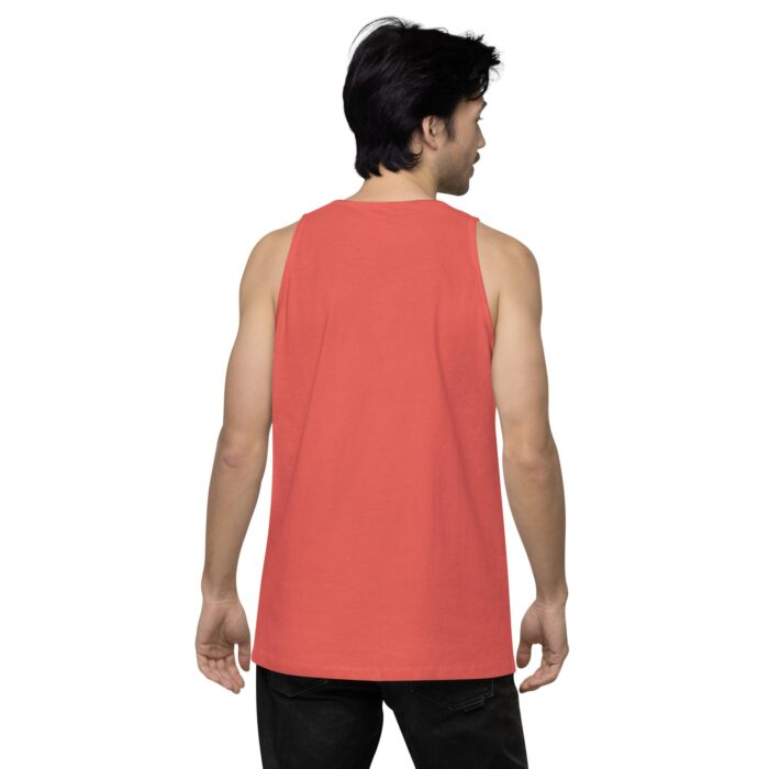 Men’s premium tank top - Safe with me - Image 40