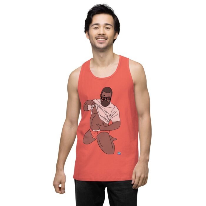 Men’s premium tank top - Belly Pride - Image 38