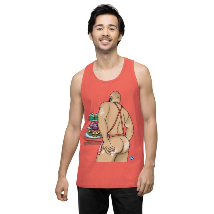 Men’s premium tank top - Cakes - Image 16