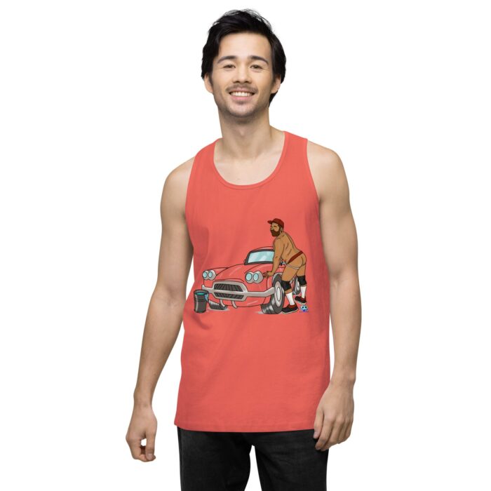 Men’s premium tank top - Car Wash - Image 17