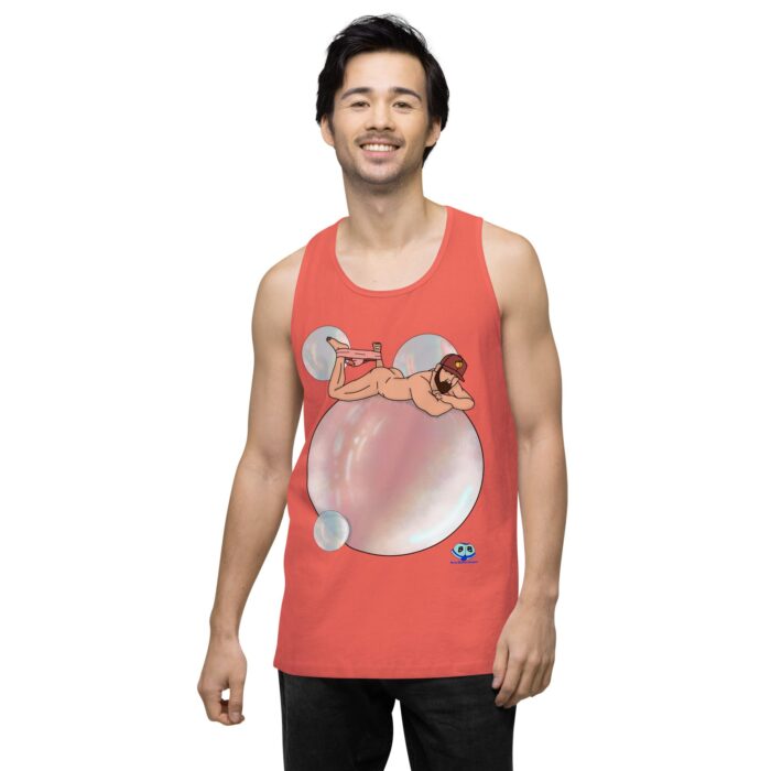 Men’s premium tank top - Bubbles - Image 38