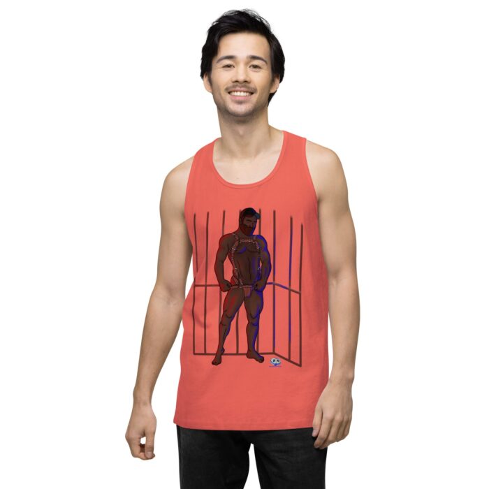 Men’s premium tank top - Busted - Image 17