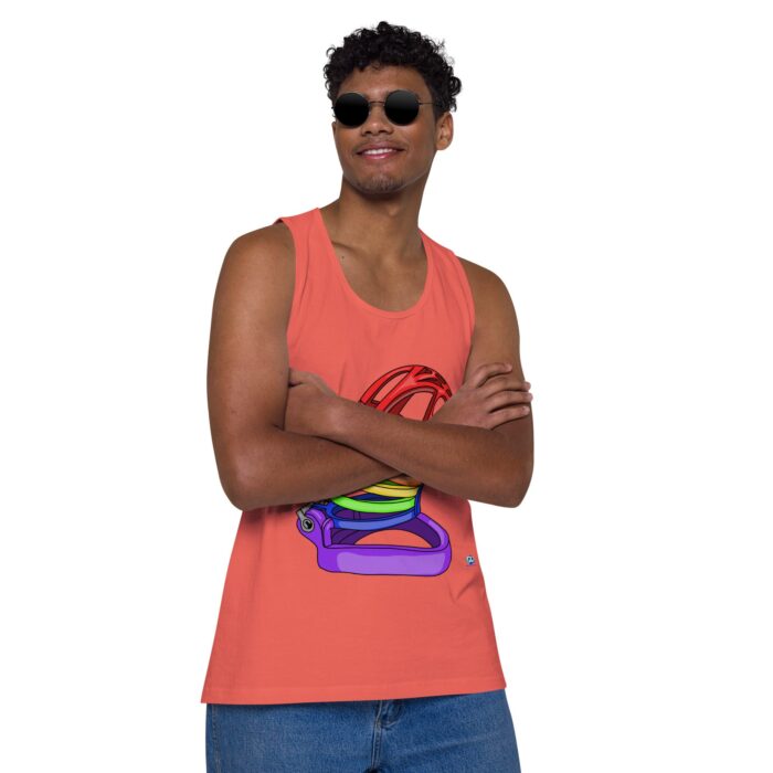 Men’s premium tank top - Chastity Cage - Image 17