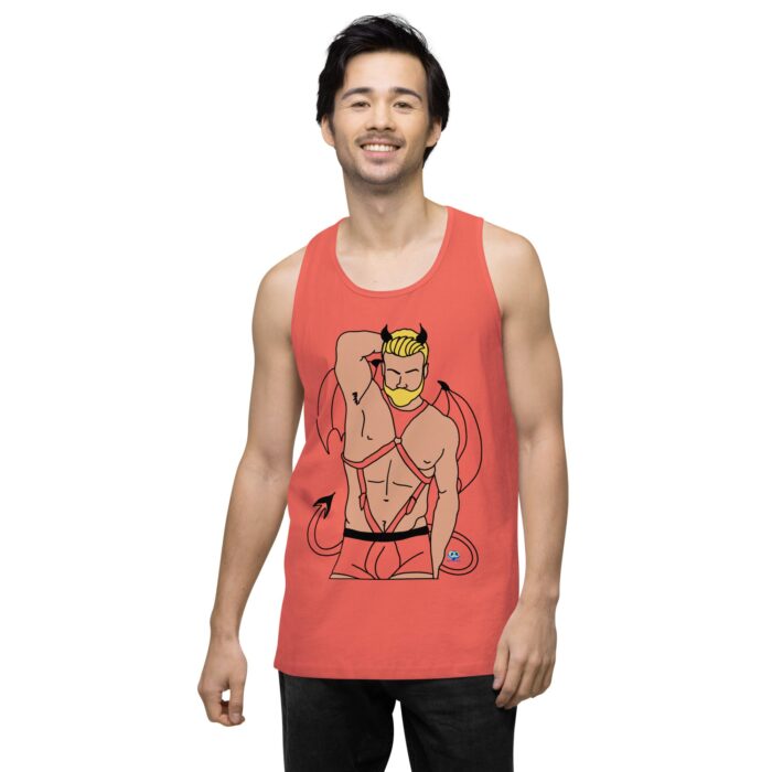 Men’s premium tank top - Devil - Image 37