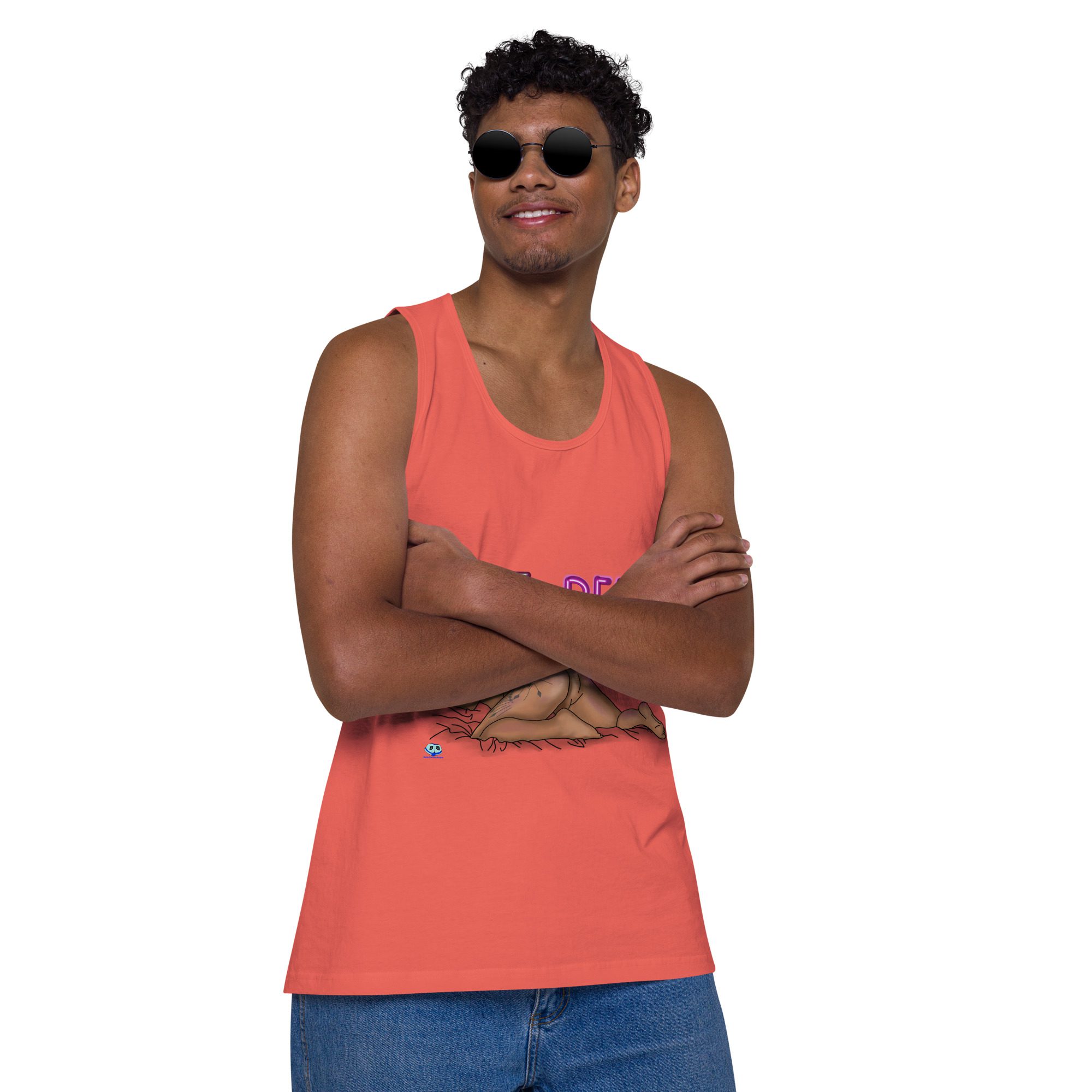 Men’s premium tank top - Hot and Ready - Image 16