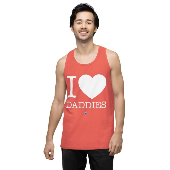 Men’s premium tank top - I Heart Daddies - Image 37
