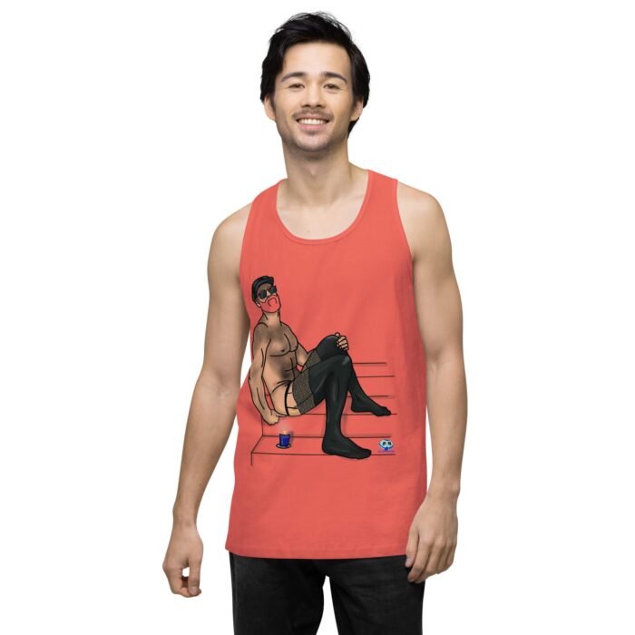 Men’s premium tank top - Leather and Lace - Image 38