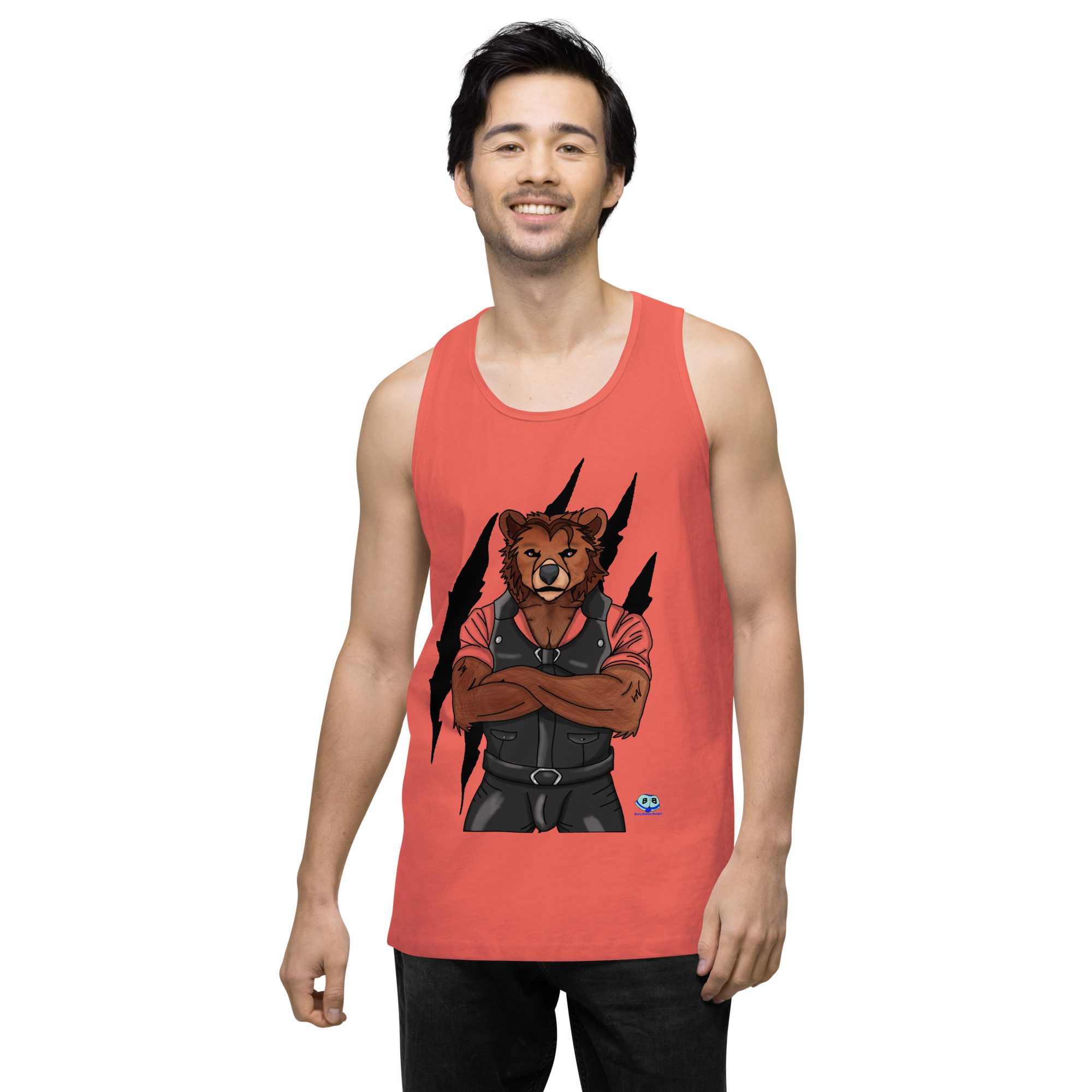 Men’s premium tank top - Mr. Bear - Image 17