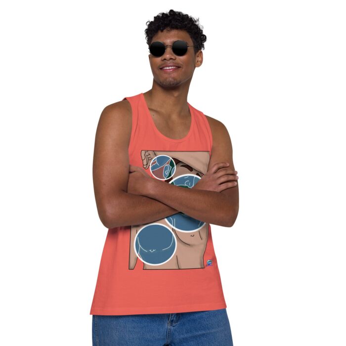 Men’s premium tank top - Negative Feelings - Image 22