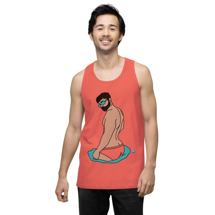 Men’s premium tank top - Pool Boy - Image 37