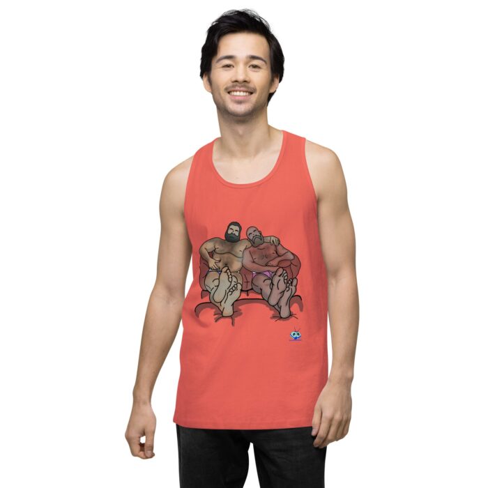 Men’s premium tank top - Staying In - Image 37