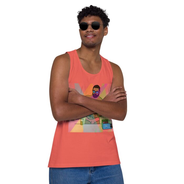Men’s premium tank top - The Bartender - Image 31