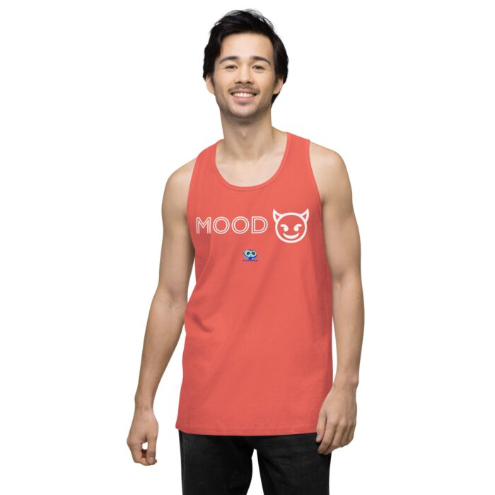Men’s premium tank top - Mood Horny Devil Emoji - Image 37