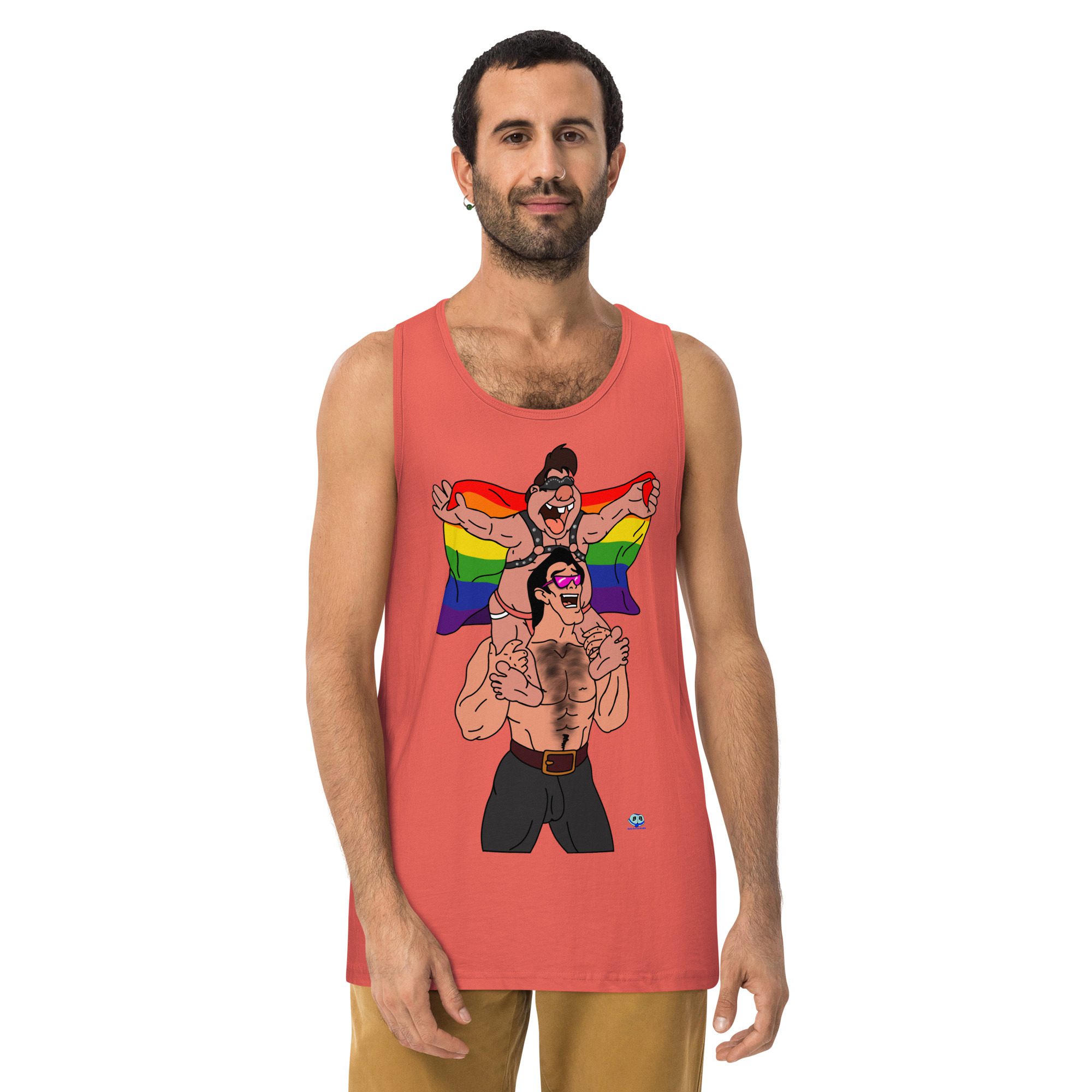 Men’s premium tank top - Beastly Buddies - Image 8
