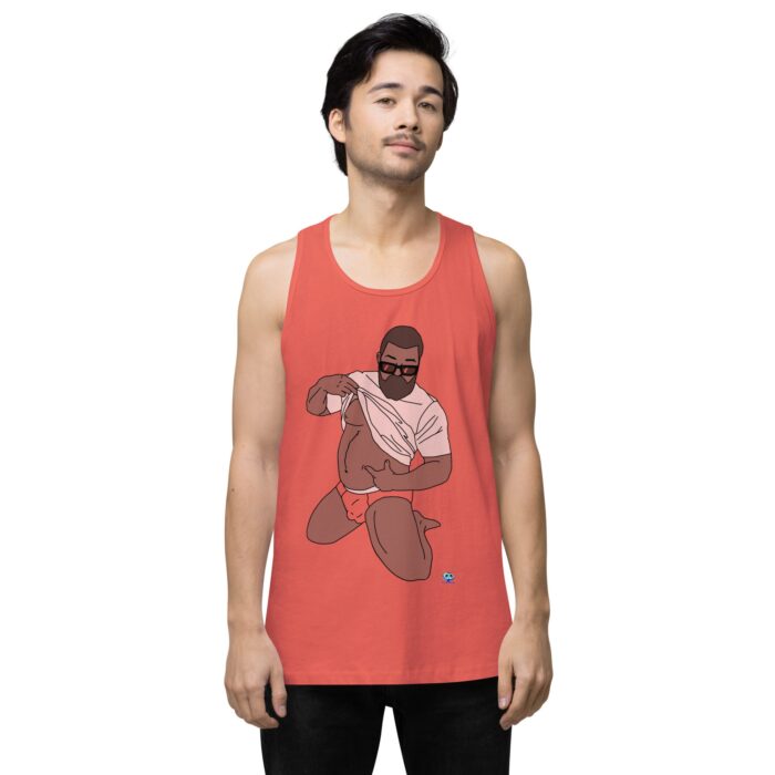 Men’s premium tank top - Belly Pride - Image 37