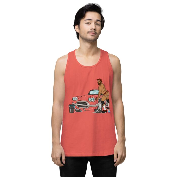Men’s premium tank top - Car Wash - Image 16