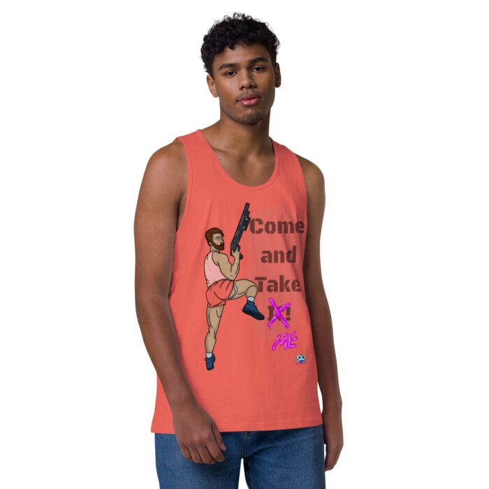 Men’s premium tank top - Come and Take Me - Image 22