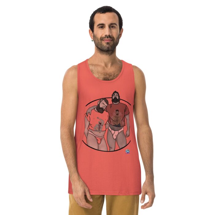 Men’s premium tank top - Cropped - Image 9