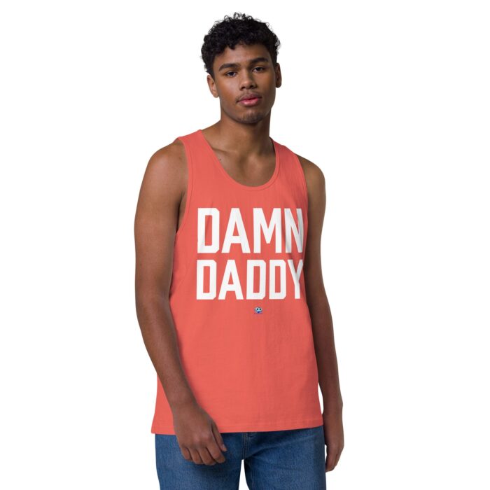 Men’s premium tank top - Damn Daddy - Image 29
