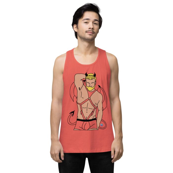 Men’s premium tank top - Devil - Image 36