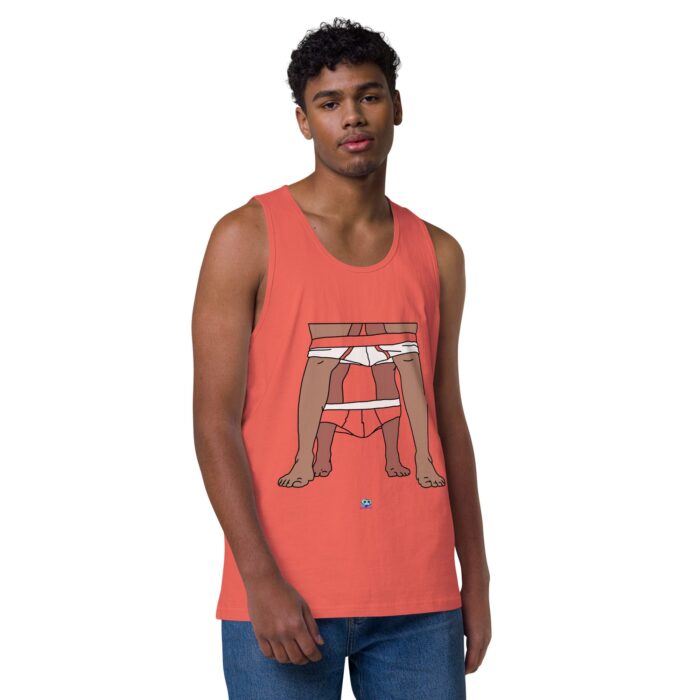 Men’s premium tank top - Dropped Drawers - Image 30