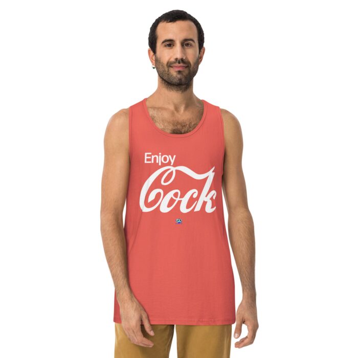 Men’s premium tank top - Enjoy Cock - Image 15