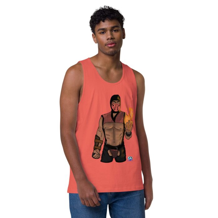 Men’s premium tank top - Finish Him - Image 30