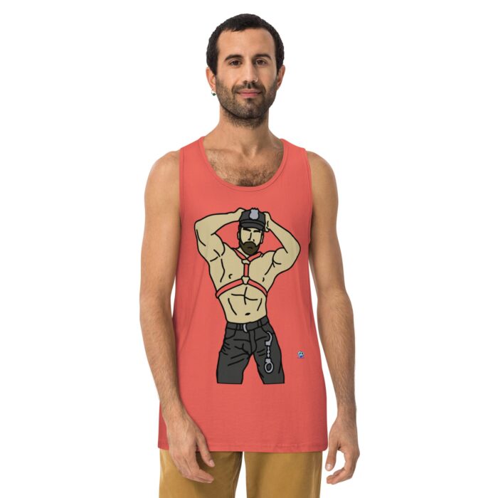 Men’s premium tank top - Handcuffs - Image 8