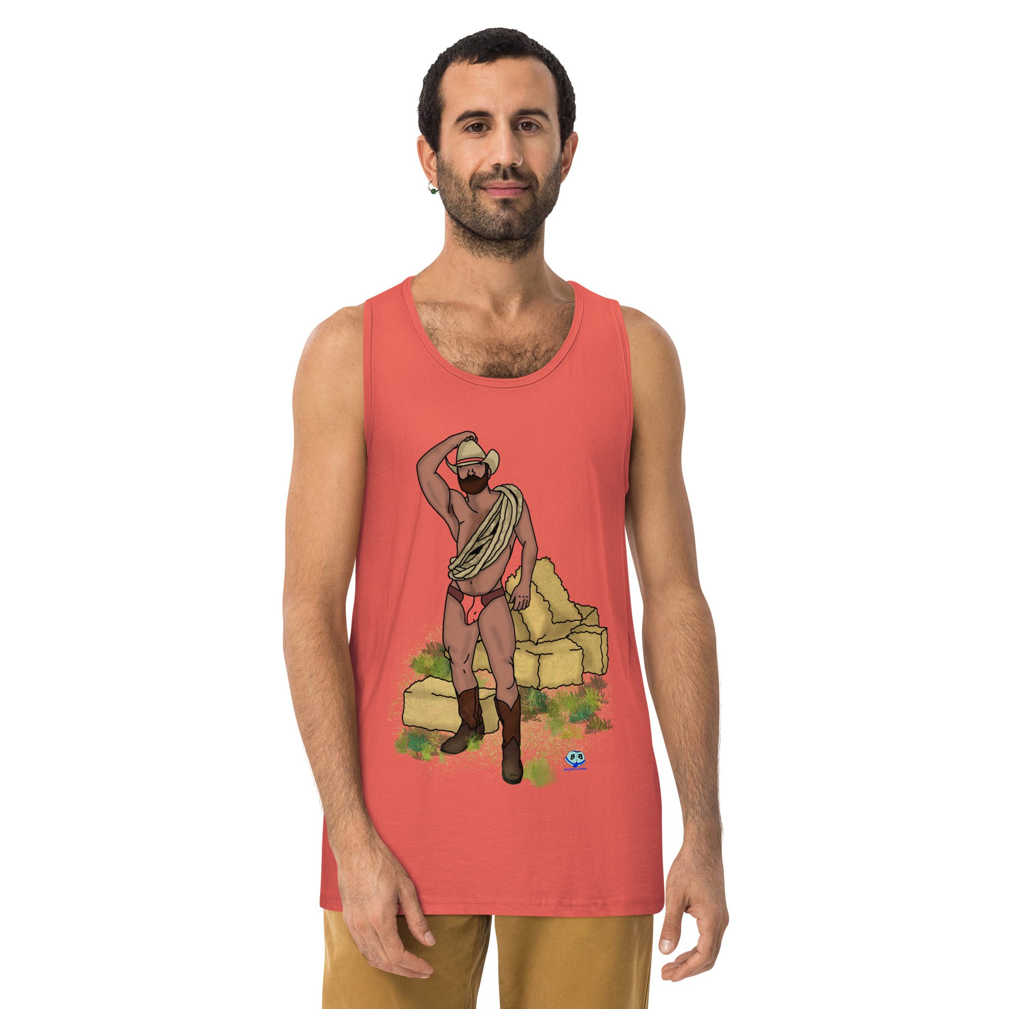 Men’s premium tank top - Hay Dude! - Image 8