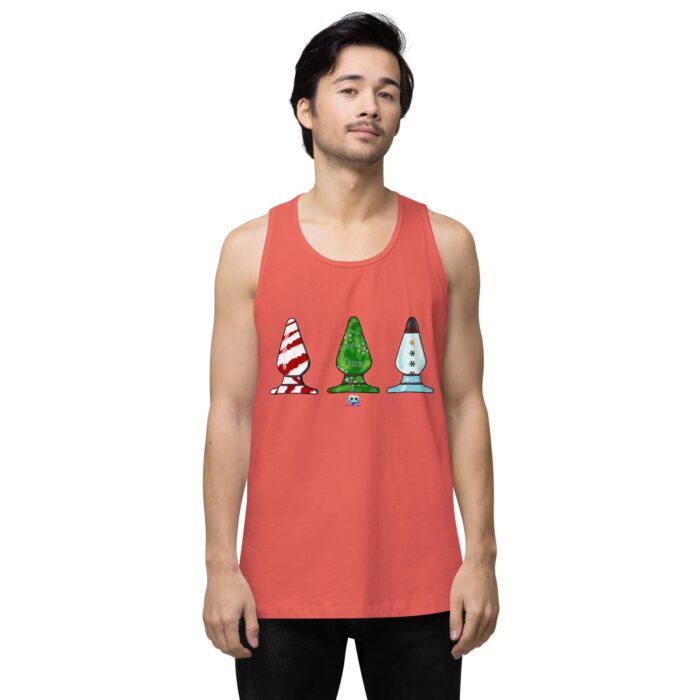 Men’s premium tank top - Holiday Butt Plugs - Image 15