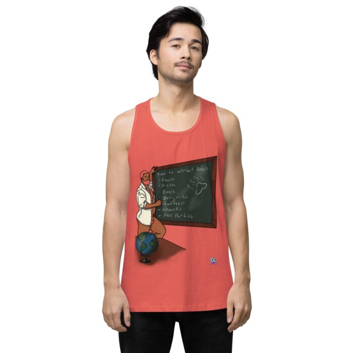 Men’s premium tank top - How To Attract A Bear - Image 37