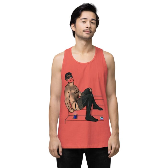 Men’s premium tank top - Leather and Lace - Image 37