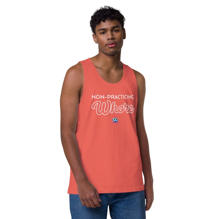 Men’s premium tank top - Non-Practicing Whore - Image 29