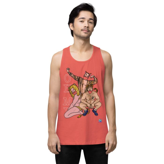 Men’s premium tank top - Oh My - Image 36