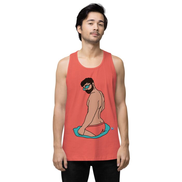 Men’s premium tank top - Pool Boy - Image 36