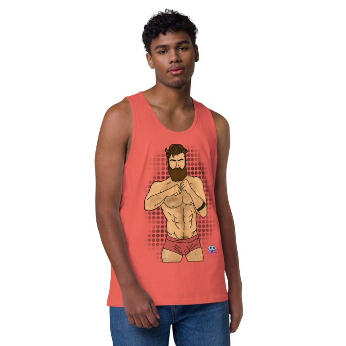 Men’s premium tank top - Put Up Your Dukes - Image 15