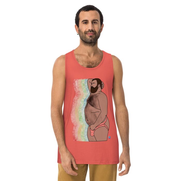 Men’s premium tank top - Radiant - Image 15