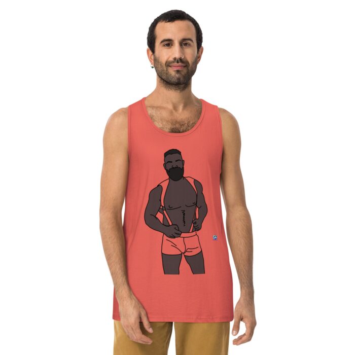 Men’s premium tank top - Shoulder Harness - Image 15