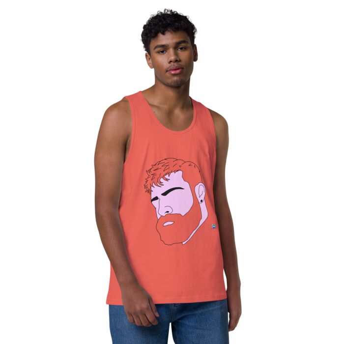 Men’s premium tank top - Smolder - Image 30