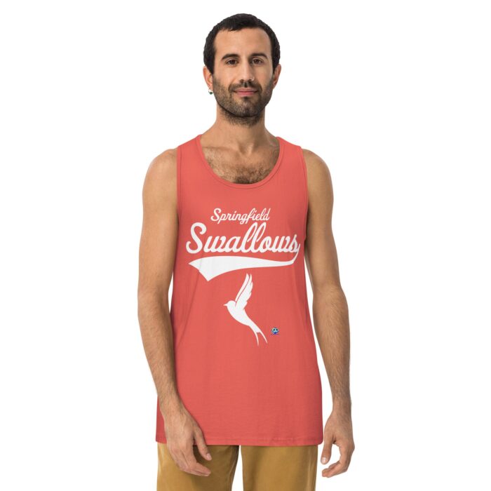 Men’s premium tank top - Springfield Swallows - Image 8