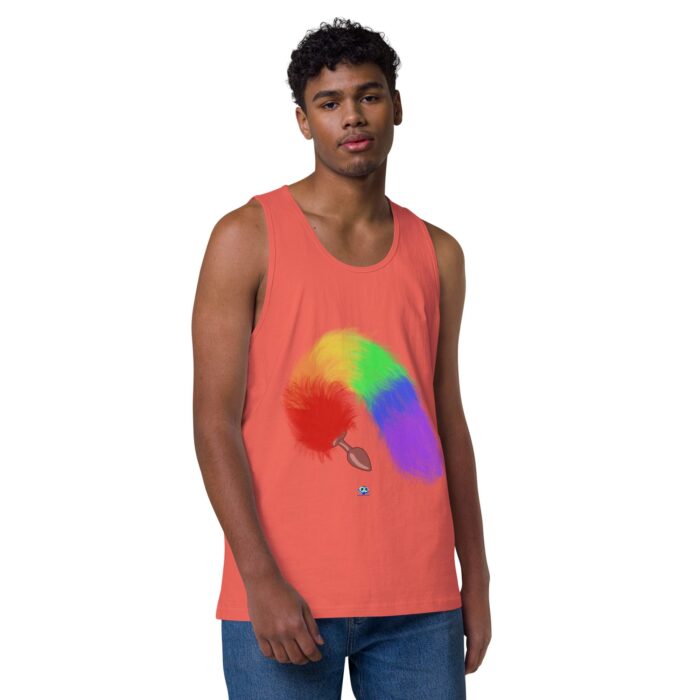 Men’s premium tank top - Tails - Image 29