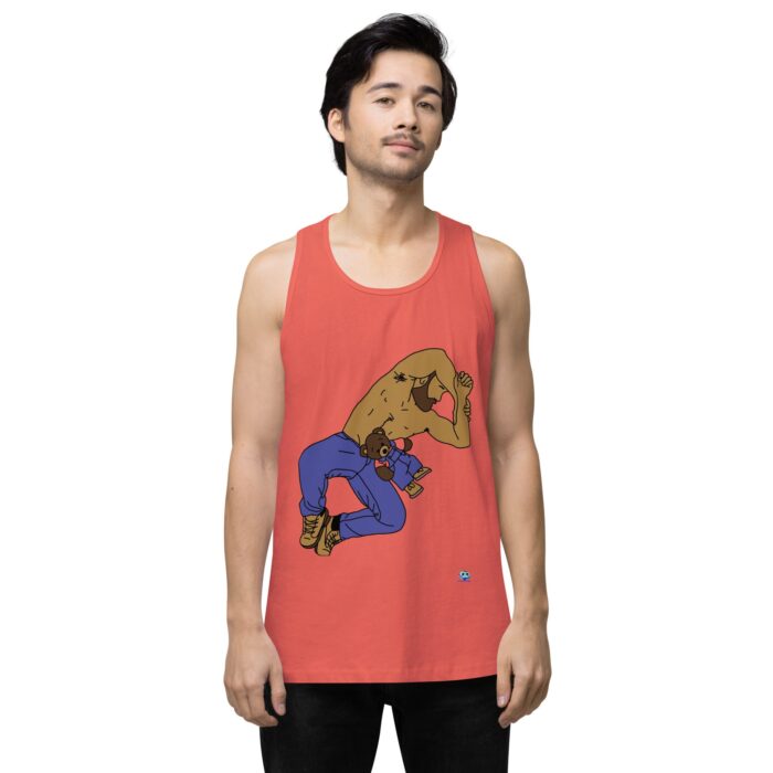 Men’s premium tank top - Teddy Bear Snuggles - Image 36