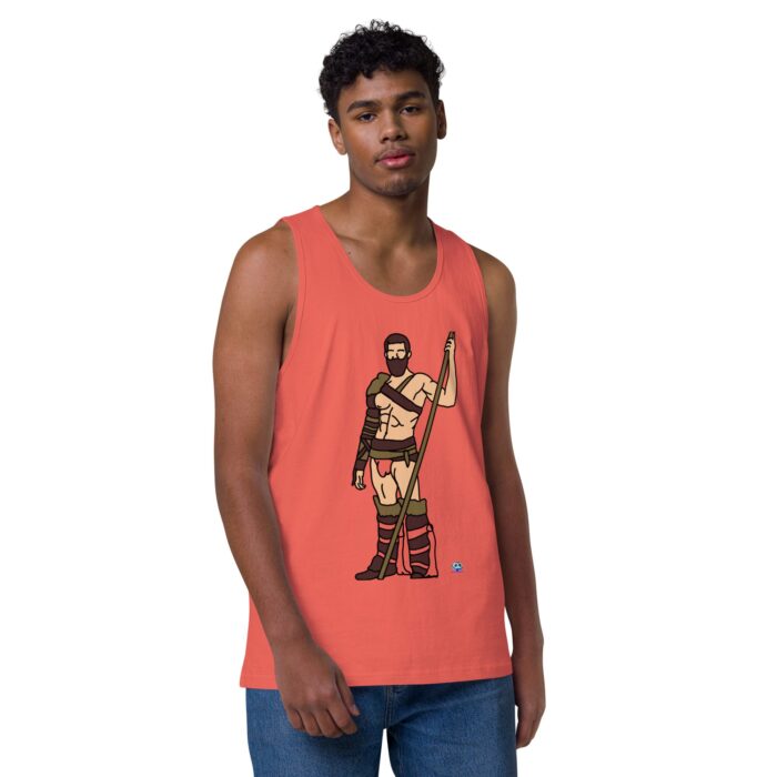 Men’s premium tank top - The Warrior - Image 29