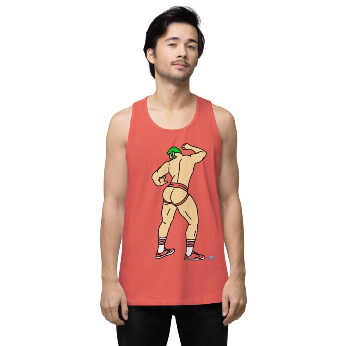 Men’s premium tank top - Up Against The Wall - Image 36