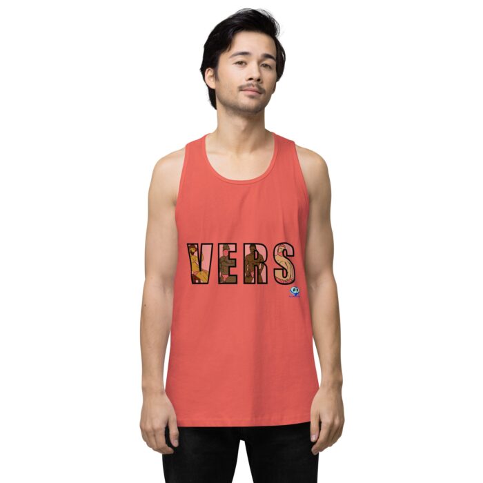 Men’s premium tank top - VERS Cutout - Image 37