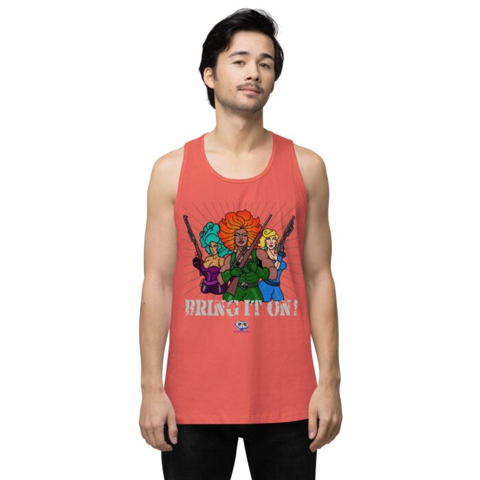 Men’s premium tank top - War on Drag - Image 36