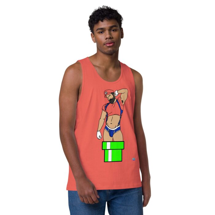 Men’s premium tank top - Warp Pipe Dreams - Image 29