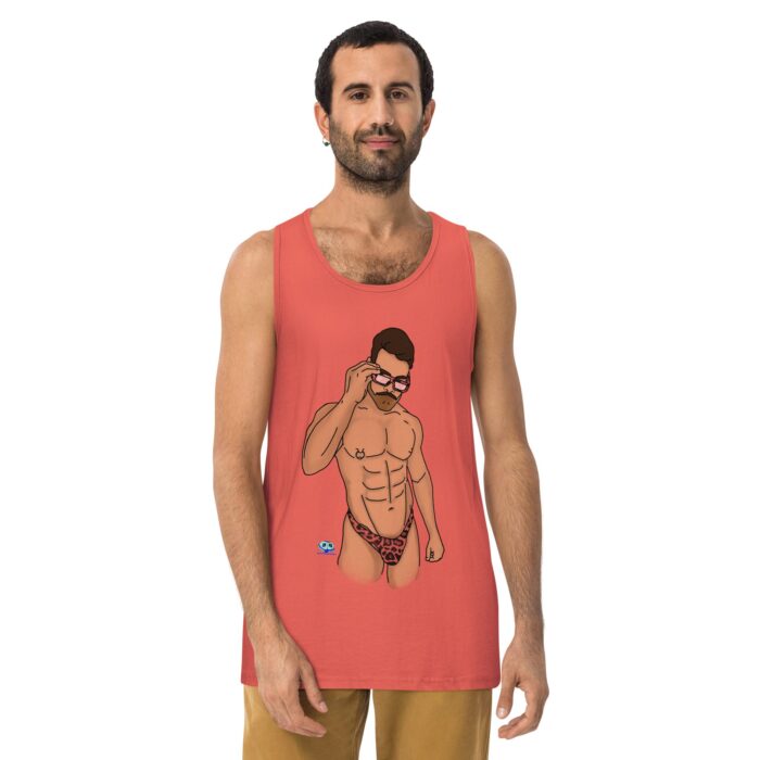 Men’s premium tank top - Wild - Image 15