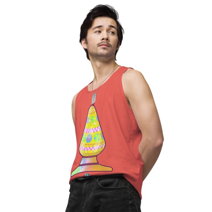 Men’s premium tank top - Easter Egg Butt Plug - Image 30