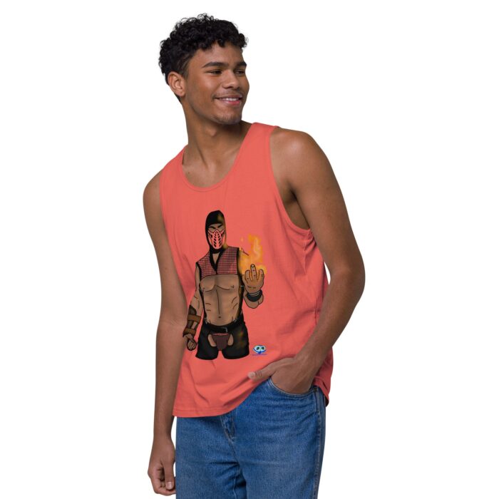 Men’s premium tank top - Finish Him - Image 32